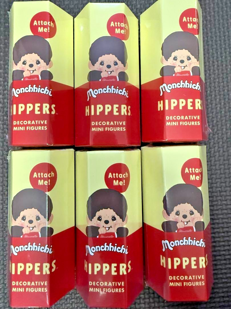 Monchhichi Hippers Decorative Mini Figures Blind Box 6 pieces