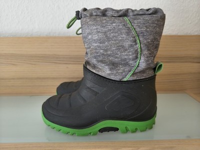 Kinder Winterstiefel / Moonboots  Gr. 28 schwarz-grün-grau