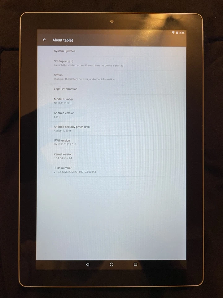 Nextbook 10A WiFi 10.1 Tablet PC 32GB - For Part Only. Bundle With Charger. - Image 2 of 2