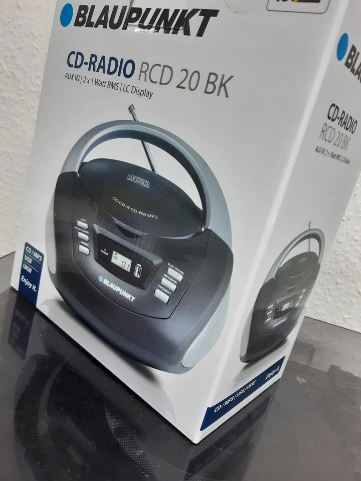 Blaupunkt RCD 20 BK CD/ Radio/ USB Boombox nagelneu! OVP! Garantie!