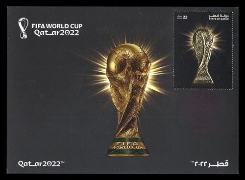 QATAR 2022 Maximum Card - FIFA WORLD CUP Gold trophy Lusail Stadium, Final match
