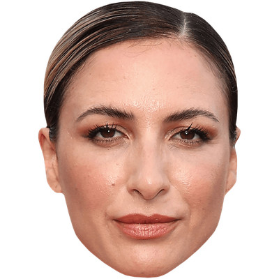 Morwenn Moguerou (Hair Up) Promi Maske, flaches Kartengesicht, Kostüm Maske