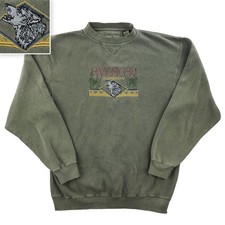 Vintage Dog Sweatshirt Crewneck American Outdoors Embroidered Danaggers Large
