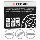 50x TECPO SCHLAGGEWICHTE für STAHLFELGEN 35g ZINK AUSWUCHTGEWICHT SCHLAGGEWICHT