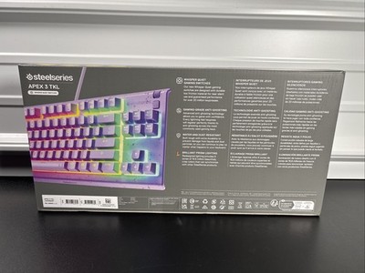 SteelSeries Apex 3 TKL RGB Keyboard – Lavender, Brand New Sealed