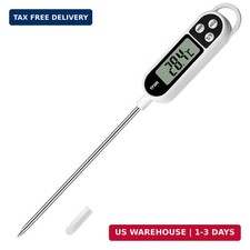 Digital Meat Food Thermometer for Cooking Kitchen BBQ, Probe Instant Read Thermo
