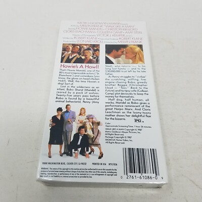 Walk Like A Man VHS Tape Brand New Factory Sealed Movie 1987 Howie
