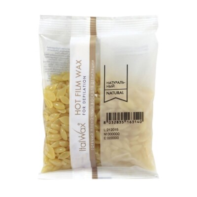 Italwax Film Hard Wax Natural Small Bag 100 g 3.52 oz