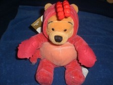 Disney Store Vintage WINNIE THE POOH ZODIAC CANCER 8 INCH Bean Bag Plush