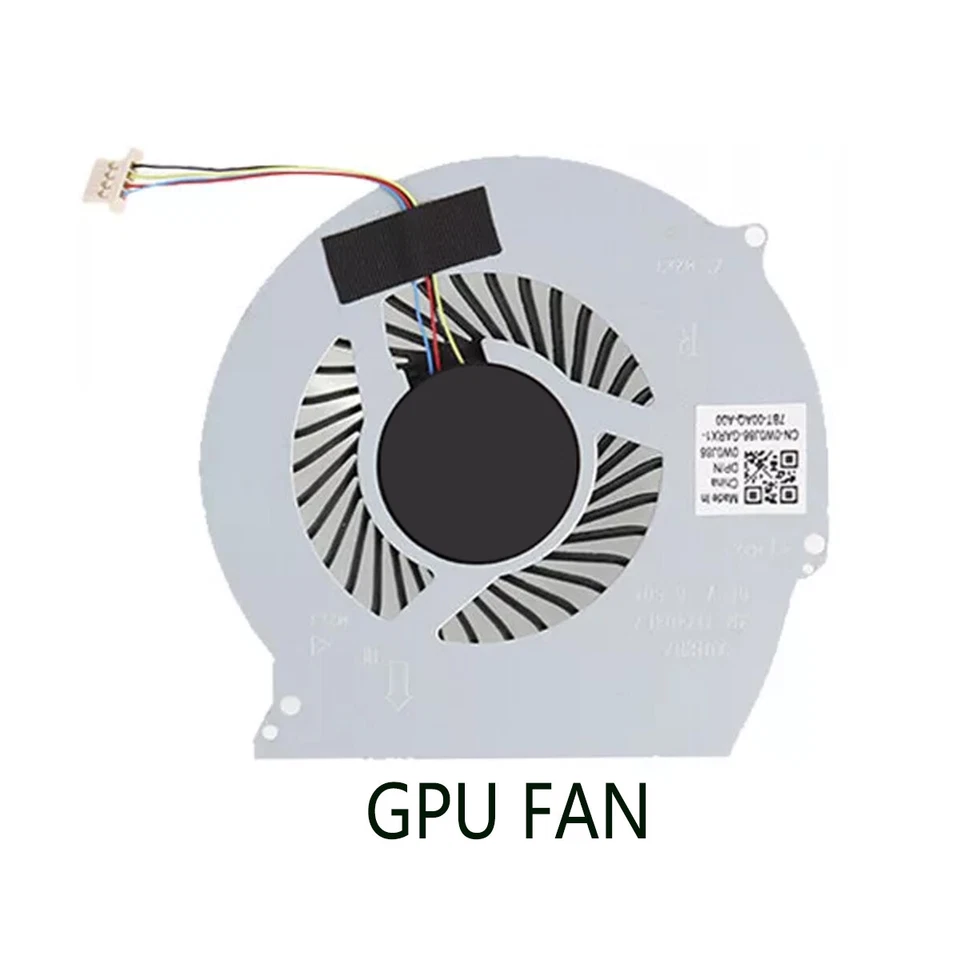CPU or GPU Cooling Fan For Dell Inspiron 15 7566 7567 0NWW0W 0147DX 4 PIN DC 5V - Image 2 of 4