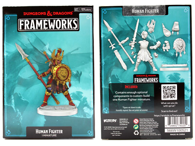 WZK75025 D&D Frameworks: Human Fighter Female