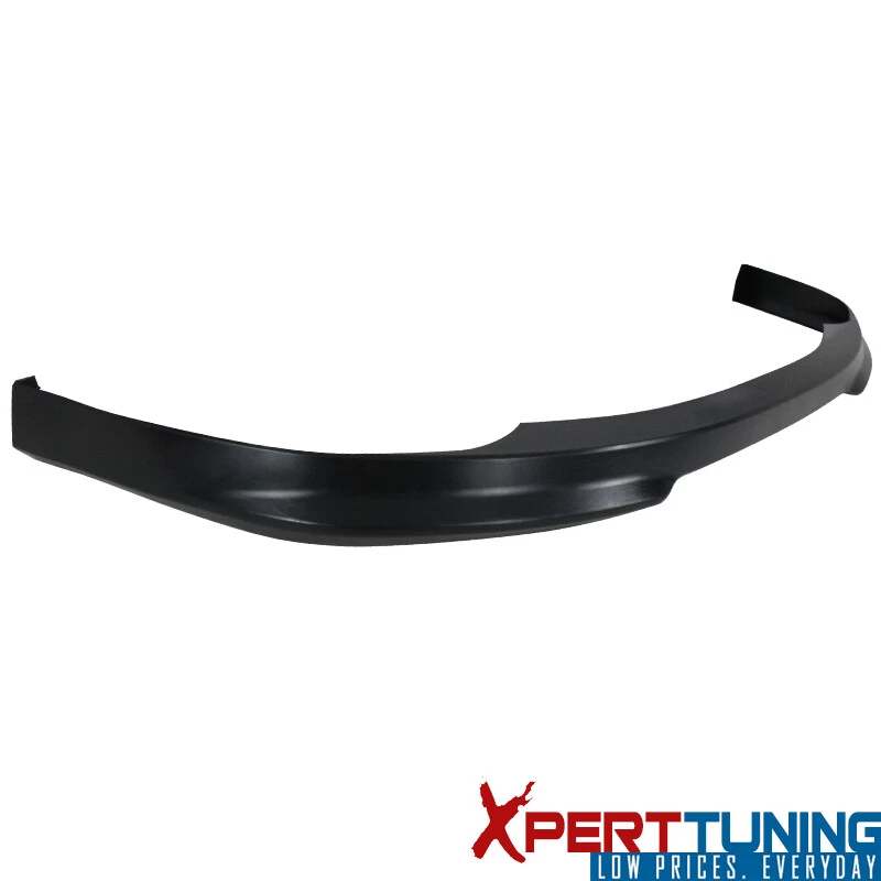 Fits 98-02 Honda Accord Sedan 4-Door T-R Unpainted Front Bumper Lip Spoiler PU Foto 4 de 4