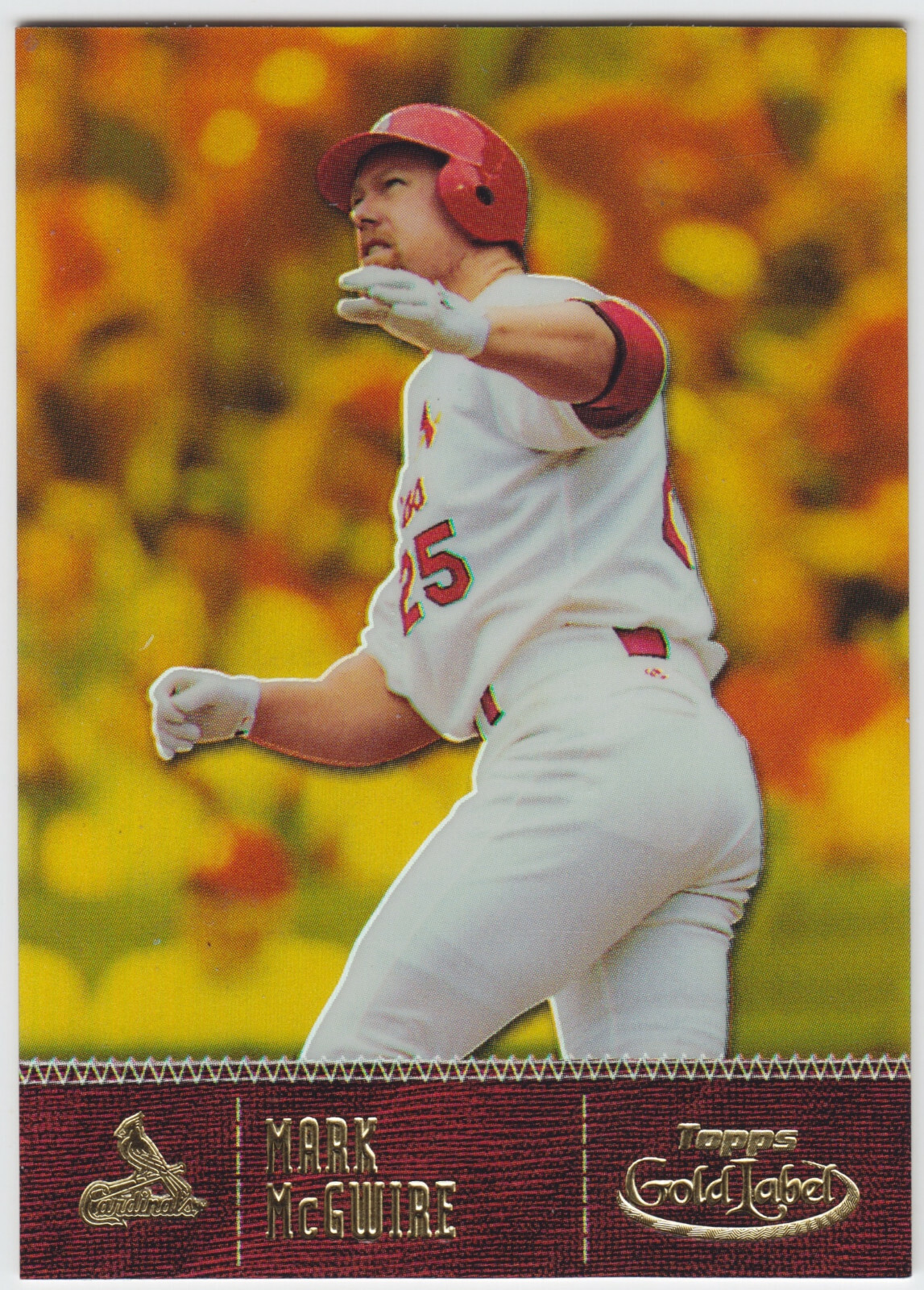 2001 Topps Gold Label Class 1 - Gold - Mark McGwire - #72 - Serialized - NrMt-Mt