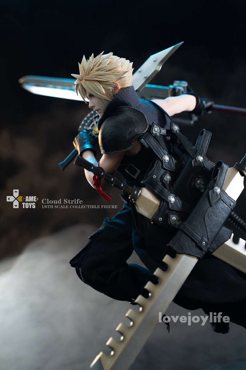 GAMETOYS 1/6 GT-006A FF7 Cloud Strife Action Figure Toy GAMETOYS 1/6 GT-006A FF7 Cloud Strife Action Figure Toy