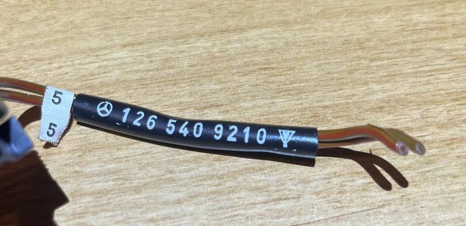 Arnés cableado luz domo mercedes-benz 420sel 380 560sec c126 1265409210 Foto 2 de 4