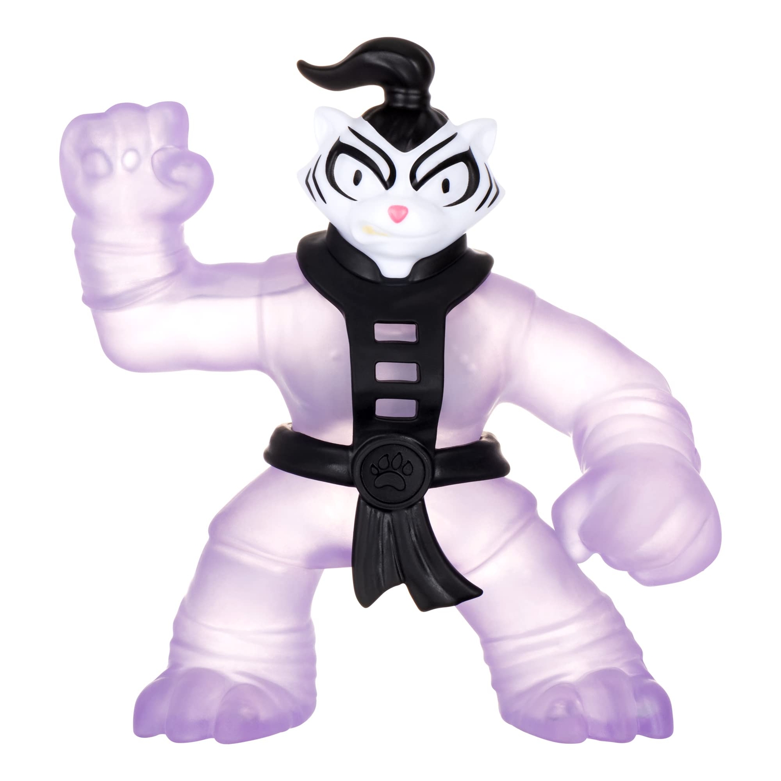 Heroes of Goo Jit Zu 42504 Shifters Hero Pack-Super Stretchy Bengal with Glow in