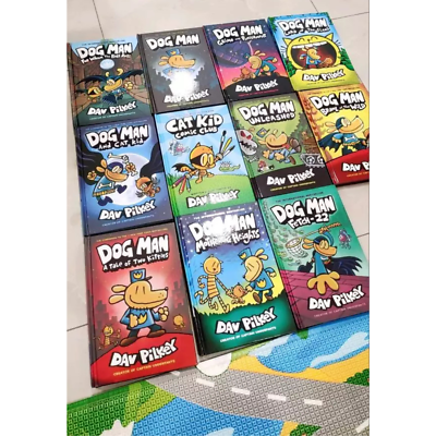 Dog Man Series Dogman Children's Collection 1-17 Books Set by Dav