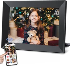 Frameo 10.1 Inch Wifi Digital Picture Frame with 1280 * 800P IPS Touch Screen HD