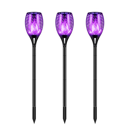 LED Flame Solar Torch Light Waterproof Garden Lantern Lamp Flickering Dancing - Picture 26 of 29