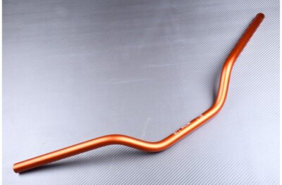 Flat Handlebar Orange Medium Diameter 22mm Universal