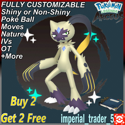 Pokémon Legends Arceus   Shiny Alpha Sneasler   W/ Best 6IV Customizable