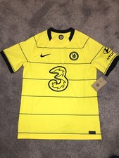 Nike Chelsea FC 2021/22 3ª Camiseta Kit Hombre Talla Mediana Amarillo CV7888-732