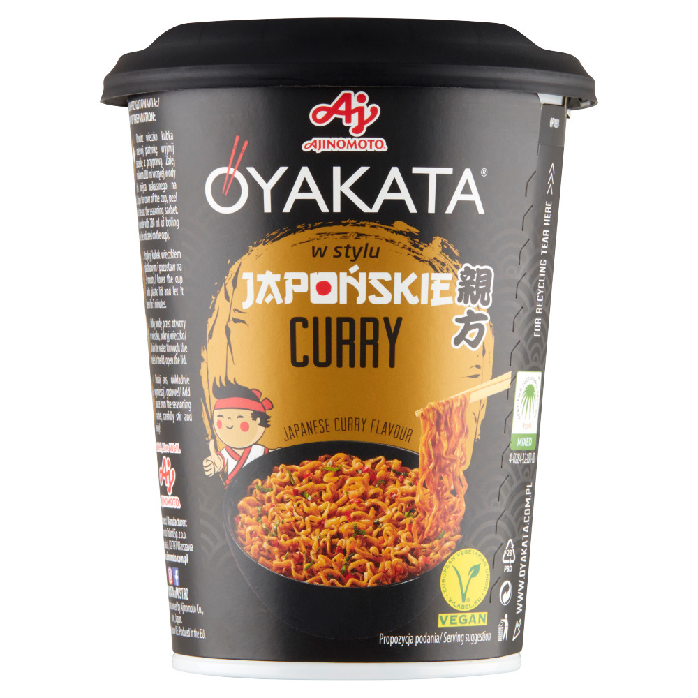 Oyakata Instant-Gericht mit japanischer Curry-Soße 90 G