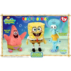 spongebob ty beanie babies