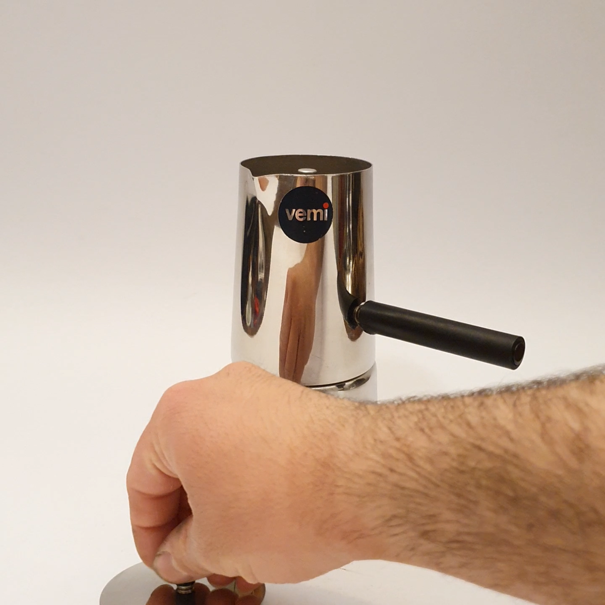 Vintage Italian Vemi Moka Espresso Maker Mimma Stainless Steel 18