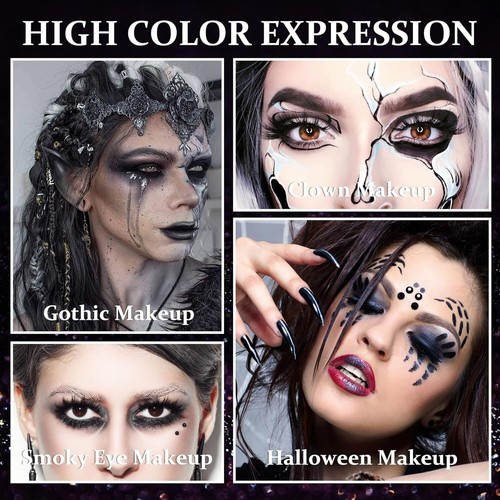 Compact Smoky Eyeshadow Palette for Dramatic Eye Makeup - Perfect for Travel - Picture 6 of 9