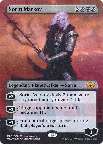 SORIN OF HOUSE MARKOV/RAVENOUS NEONATE MTG MH3 MYTHIC RARE FOIL