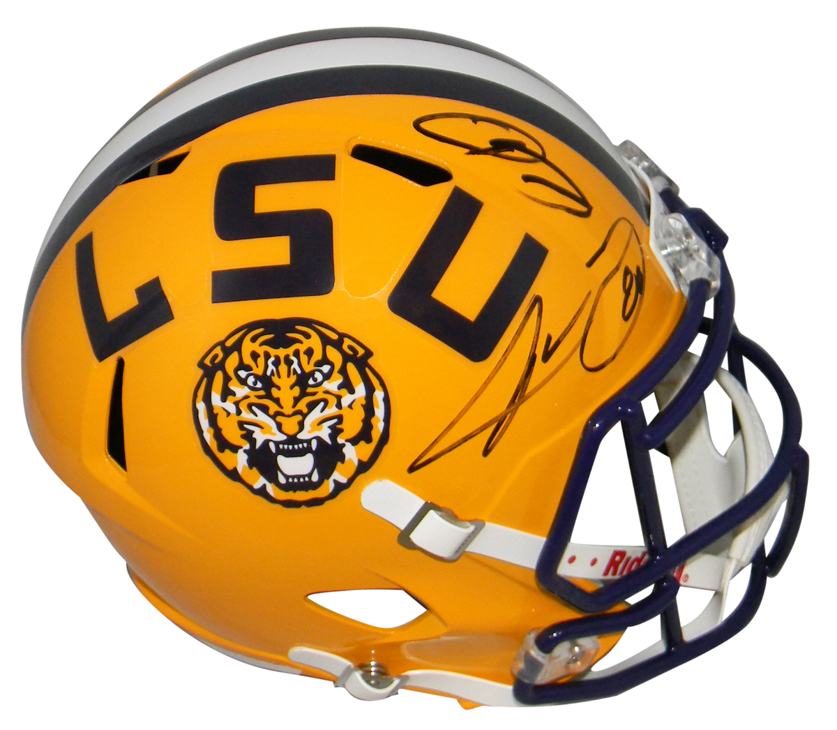ODELL BECKHAM JR & JARVIS LANDRY SIGNED LSU TIGERS FULL SIZE SPEED