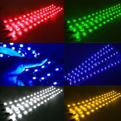 #ad #ad 6 PCS 12V 12quot; 1FT Waterproof Flexible LED Strip Light For Car Truck Boat $7.99