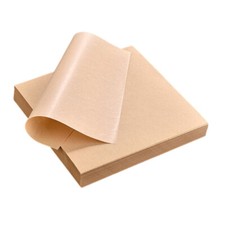 Hojas pequeñas de papel para alimentos con aceite 50 un. para envolver canastas barbacoa herramienta de hornear 15x15xm