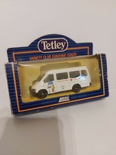 Lledo  Ford Transit smiley face Minibus “Tetley Tea” Promotion
