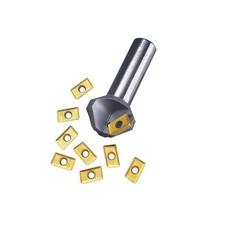 Everede CHM-750-60 .750" x 60Deg  3 Flute Indexable Chamfer Mill