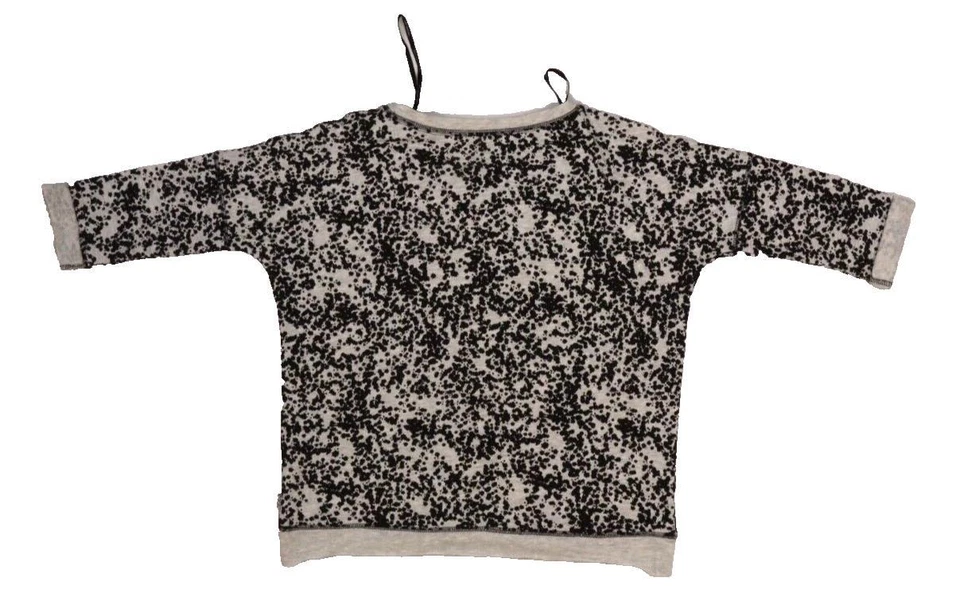 Suéter Marc New York Performance Mujer Manga 3/4 Gris Negro Salpicaduras Pequeño Foto 2 de 4