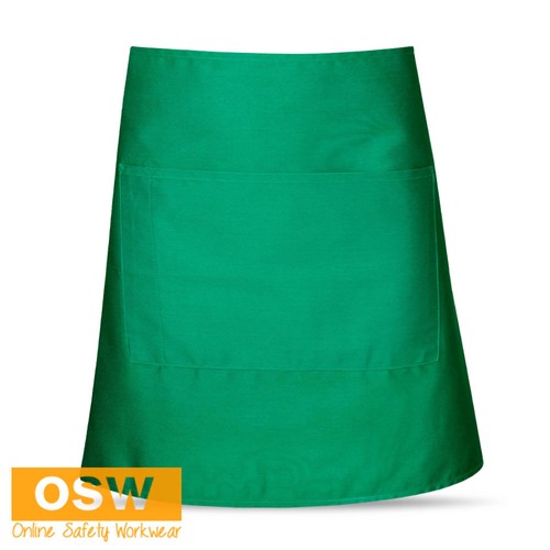 3 x Cafe, Restaurant, Hospitality, Uniform Short WAIST PolyCotton Durable Aprons - Picture 8 of 16