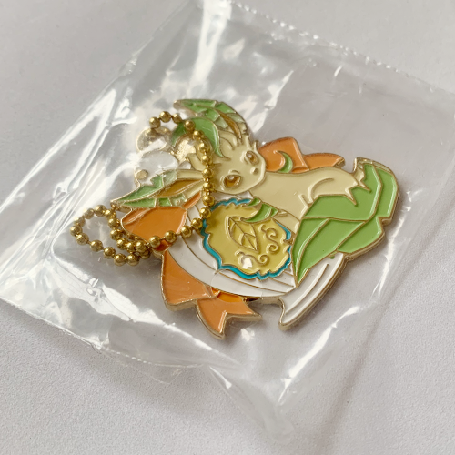 Leafeon Metal Charm Ichiban Kuji Pokemon Eievui&Antique Japan | eBay