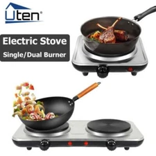 Portable Electric Stove Single/Double Burner Countertop Hot Plate Stove Cooker