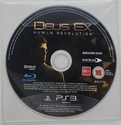 Deus Ex: Human Revolution - Sony PlayStation 3 PS3 - Nur Disc