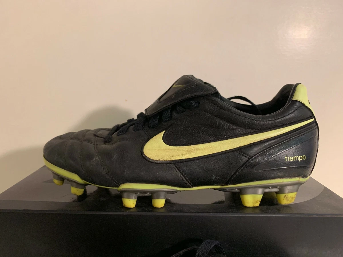 NIKE TIEMPO Indoor R10 RONALDINHO Blue SOCCER SHOES RARE 8 5 7 5 42