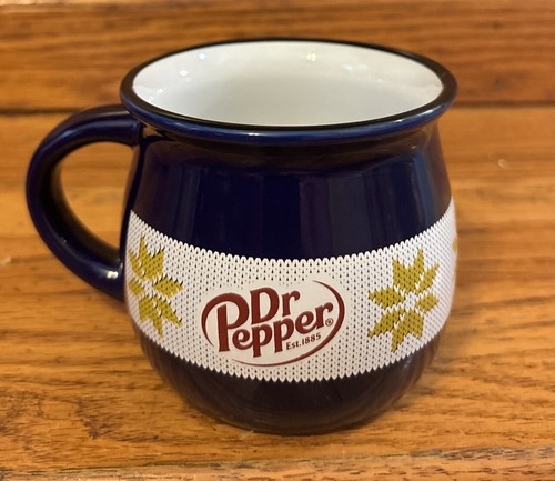 Dr. Pepper / Nashville Predators Ceramic Mug Blue with Snowflake Print ...