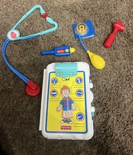Vintage Fisher Price Medical Doctor Kit Pretend Play Toy Set 1997 Preschool CC