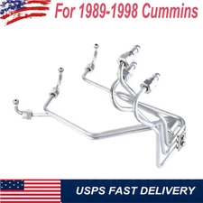 Fuel Injector Lines For 89-98 Cummins 12V 5.9l 6BT VE or Lucas Rotary Pump