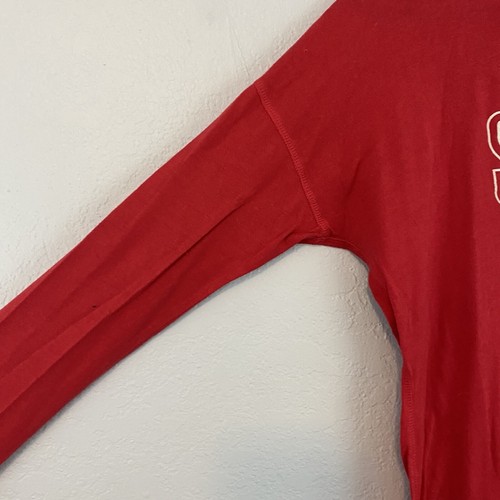 Victorias Secret Womens Holiday "Santa's Fave" Long Sleeve Sleepshirt Size Small - Picture 4 of 7