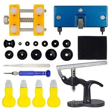 6 in 1 Watch Repair Kit + Watch Press Tool Watch Battery Tool Kit Watch Back ...