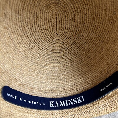 Helen Kaminski  12\'  Handmade Raffia Hat Natural Australia Cottagecore Resort HAT50110_OrngSel_1.jpg?v=  main image 3