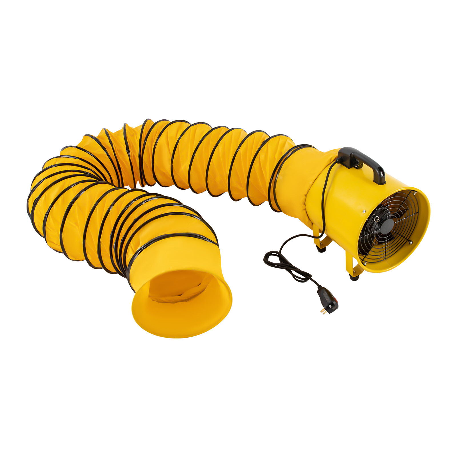 Portable 12" Extractor Blower Fan w/ 5m Duct Hose Ventilator Industrial