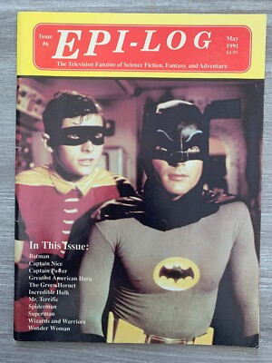 1991 May EPI-LOG TV Magazine #6 FN+ 5.5 Batman Hulk Spiderman / Green Hornet